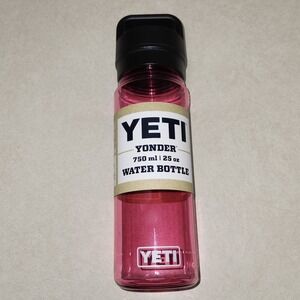 YETI Yonder 750 ml 25 oz Water Bottle Pink Lightweight BPA Free with Cap